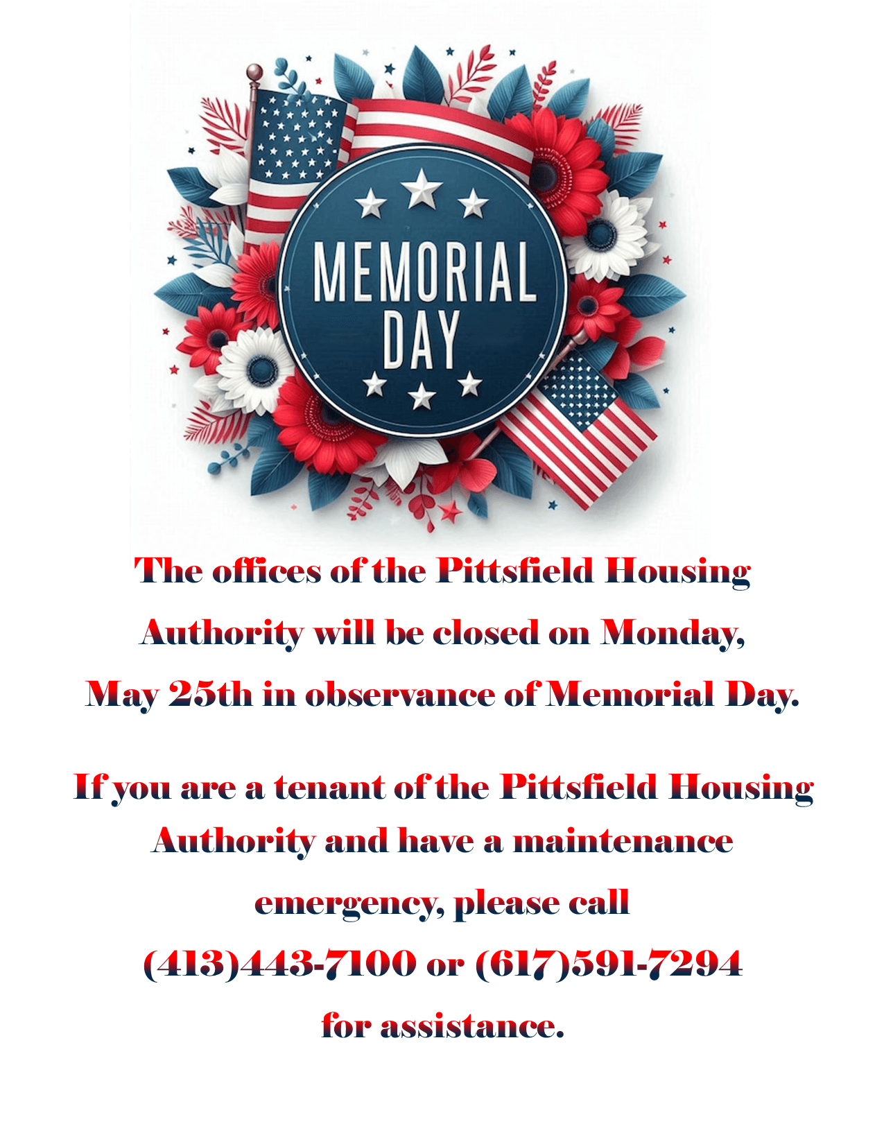 memorial day flyer